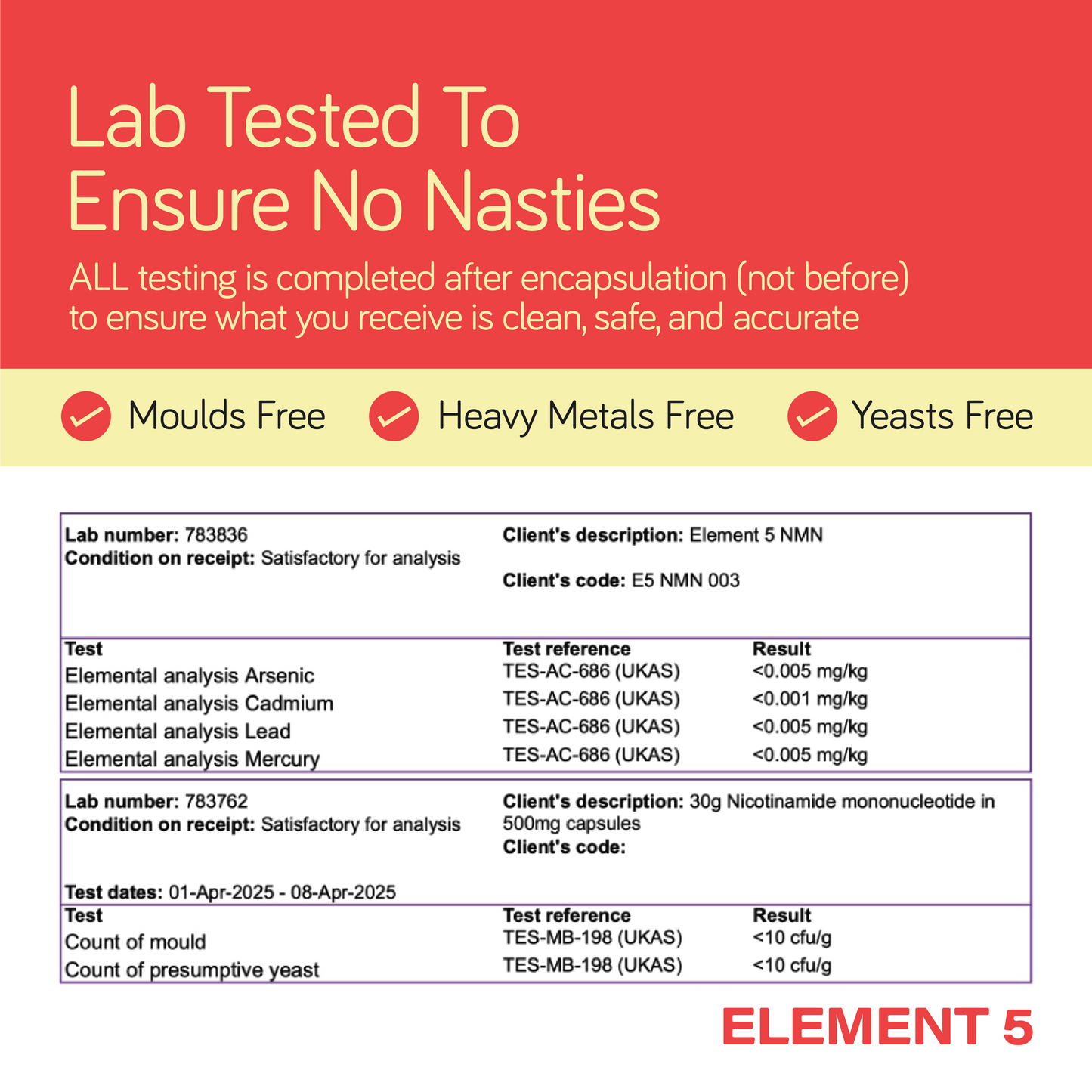Element 5™ NMN - Nicotinamide Mononucleotide Element 5