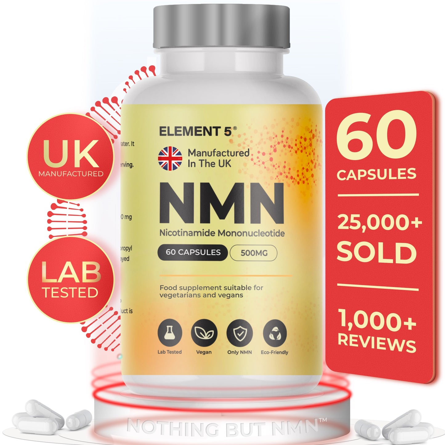 Ultra Pure NMN - 500mg Element 5 